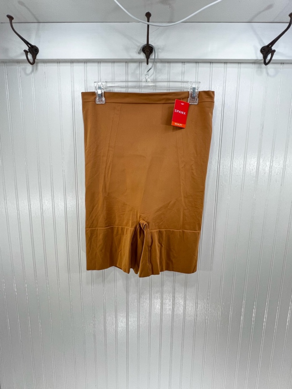 SPANX Naked 3.0 High Waisted Mid Thigh Shapewear Shorts Warm Nude/Tan 3X NWT